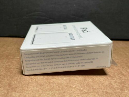 Original Apple 30-Pin iPad Camera Connection Kit MC531ZM/A - Fresh Stock Dated February 2026