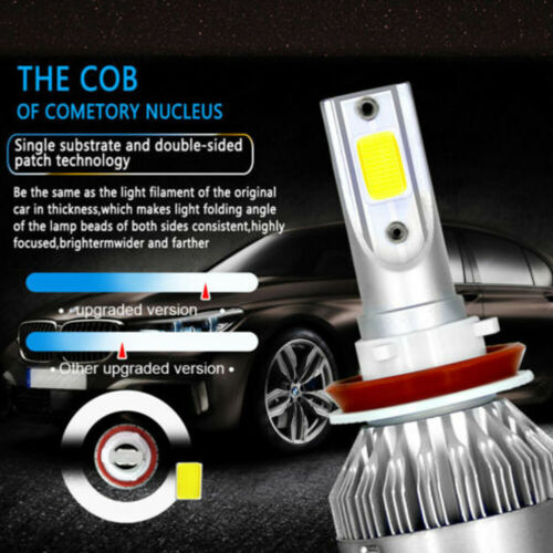 FOR 2007-2012 KAWASAKI ZX600 Ninja ZX-6R HEADLIGHT LED BULB SUPER WHITE BRIGHT - Fresh Stock Dated February 2026