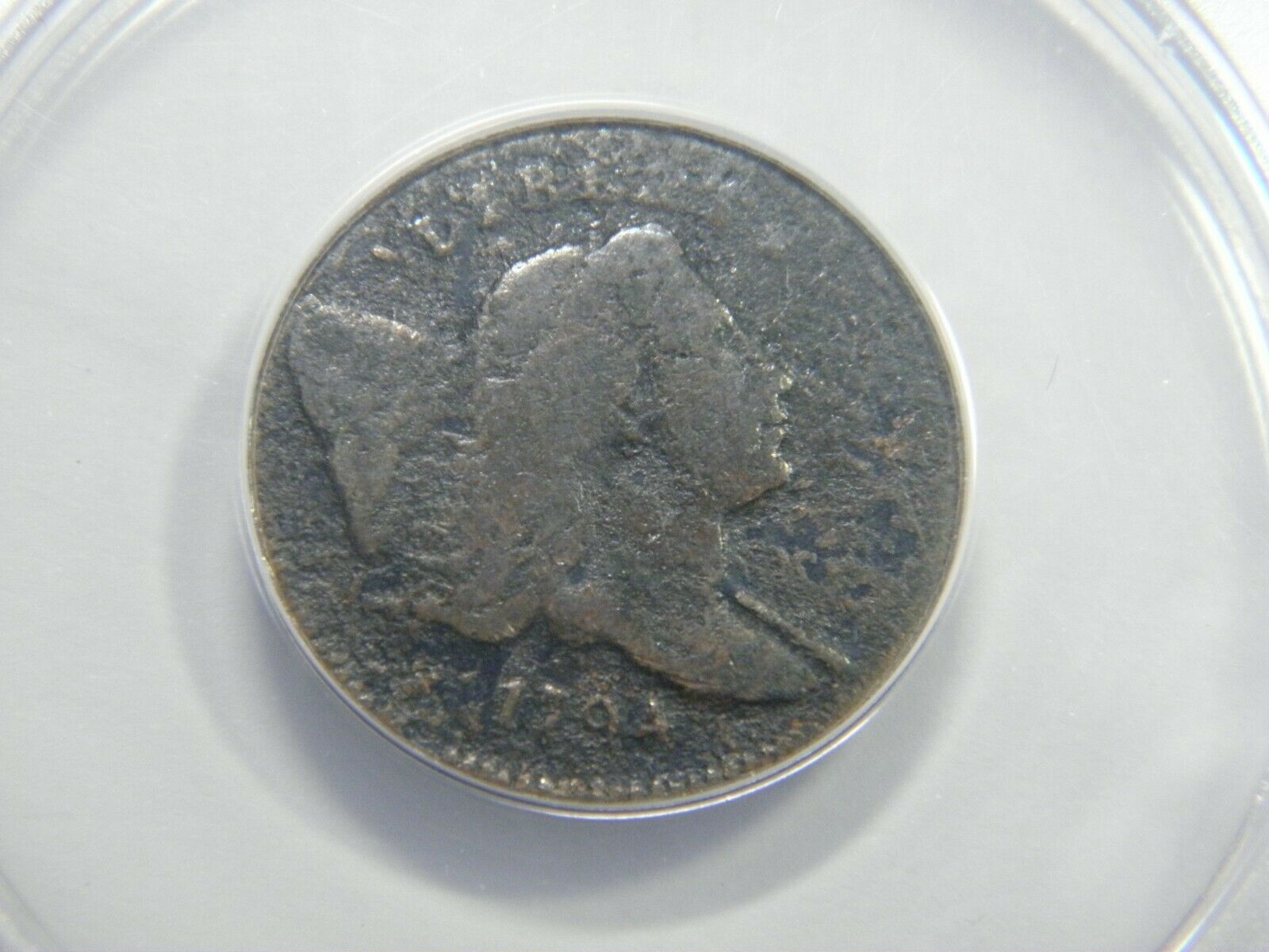 1794 LIBERTY CAP & POLE 1/2 CENT ANACS G-6 DETAILS CORROSION, RARE IN ALL GRADES - Fresh Stock Dated February 2026