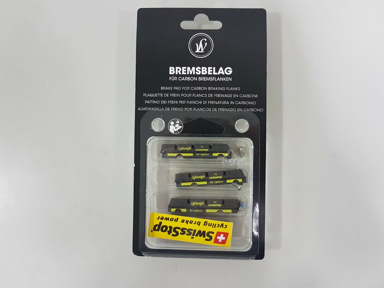 Lightweight Brake Pads (4 pieces) In Shimano /Sram Design-For Carbon - Fresh Stock Dated February 2026