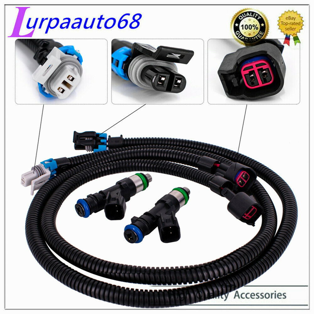 1 Pair Fuel Injector Harness Set Fit For Polaris Ranger XP Ranger Crew RZR 800 - Fresh Stock Dated February 2026