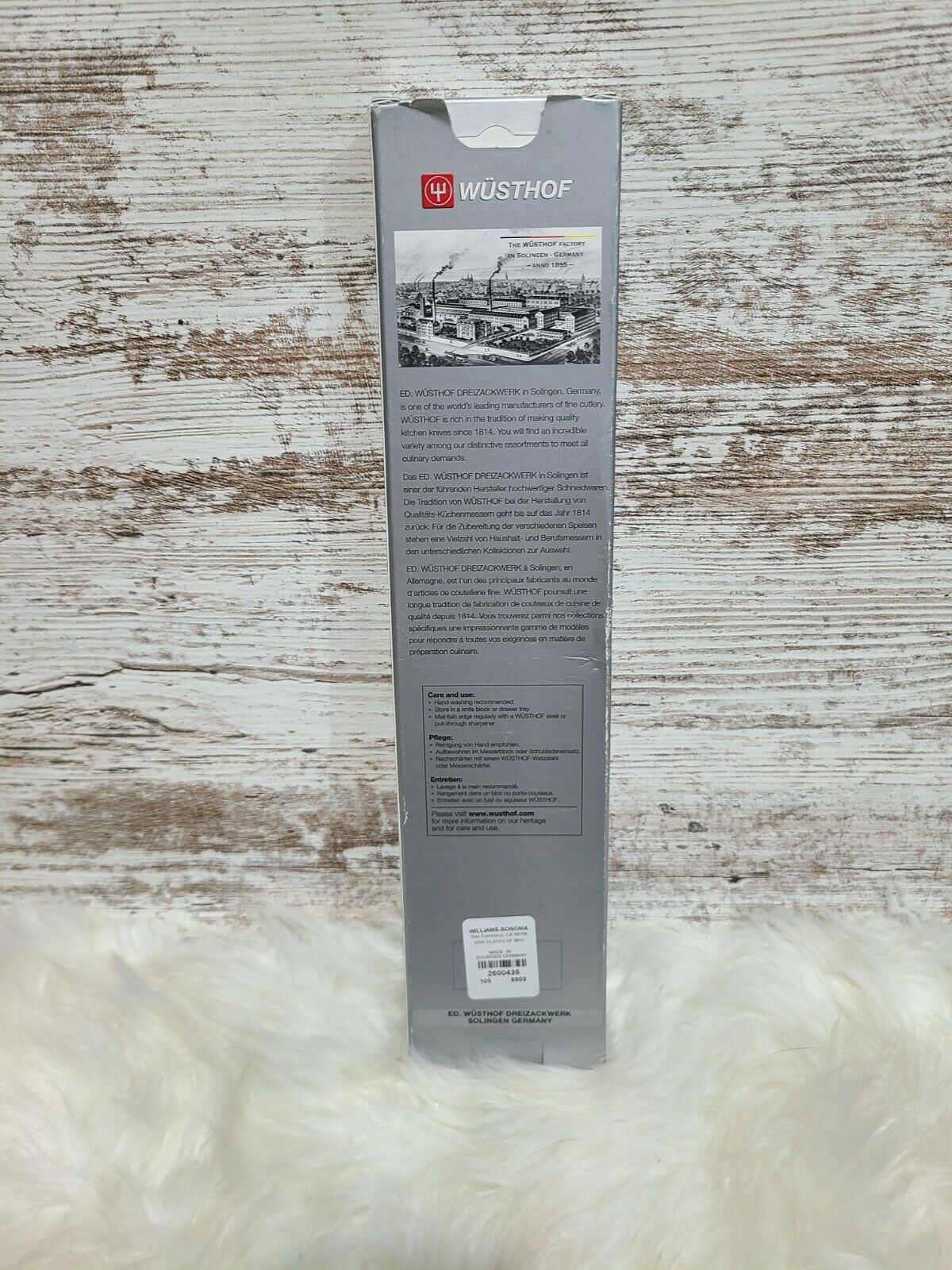 Wüsthof 6 Inch Classic Chef's Knife 4582/16cm - Fresh Stock Dated December 2025