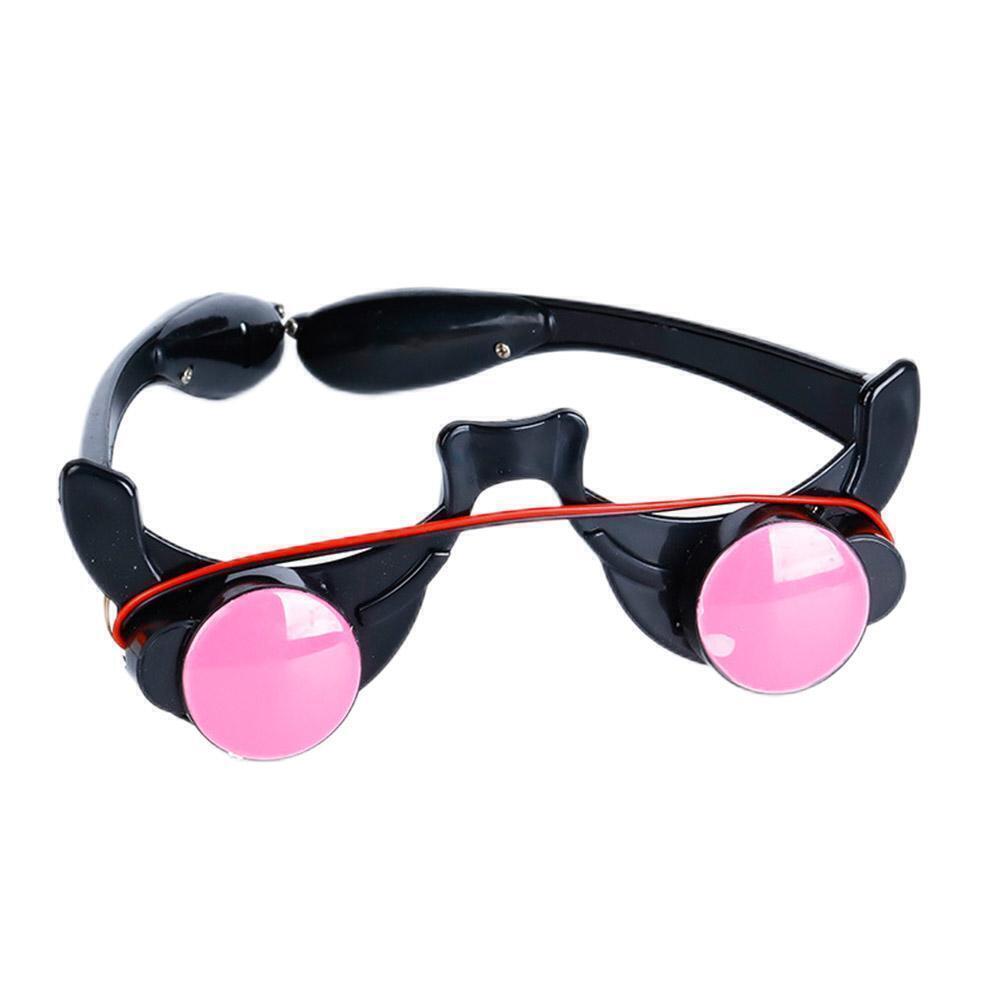 LED Luminous Glow Glasses Funny Red Eyes Halloween Accessories Cosplay L0Q7 S9O5 - Fresh Stock Dated February 2026