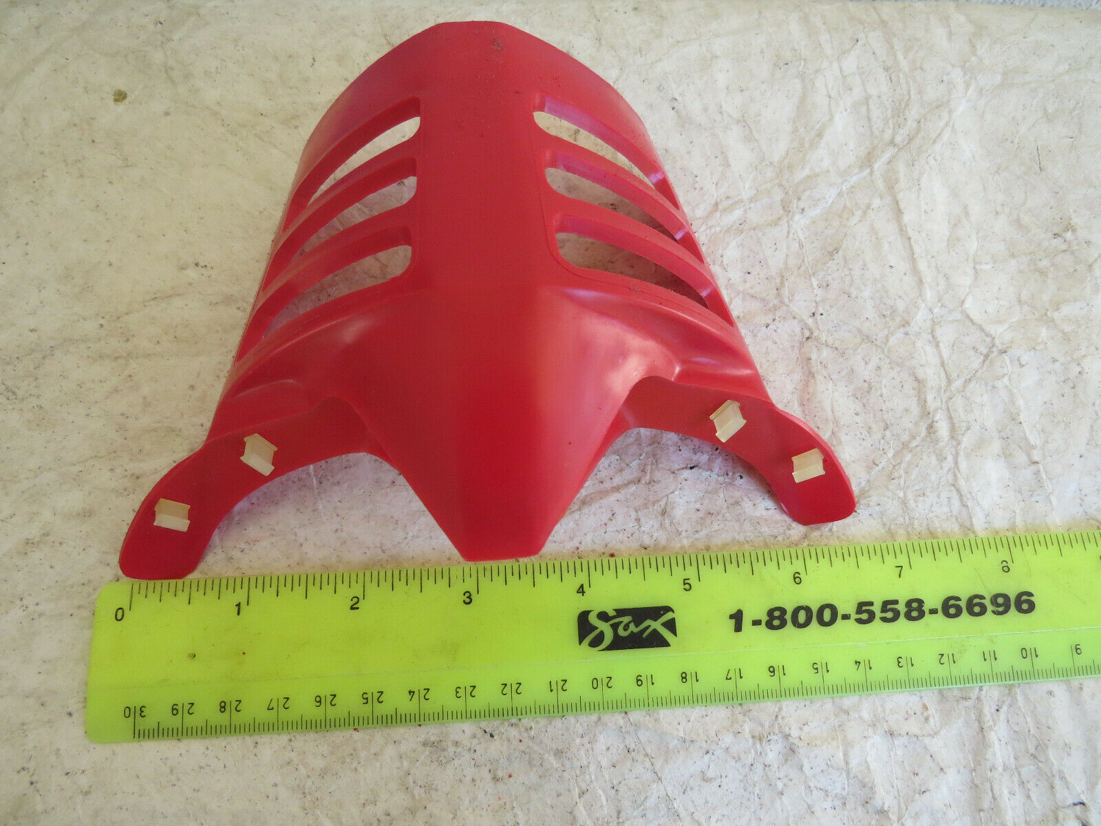 CHIN GUARD BMX GOGGLE HELMET MOTORCYCLE FREESTYLE VINTAGE RED  JT  JOFA HARO ? - Fresh Stock Dated December 2025