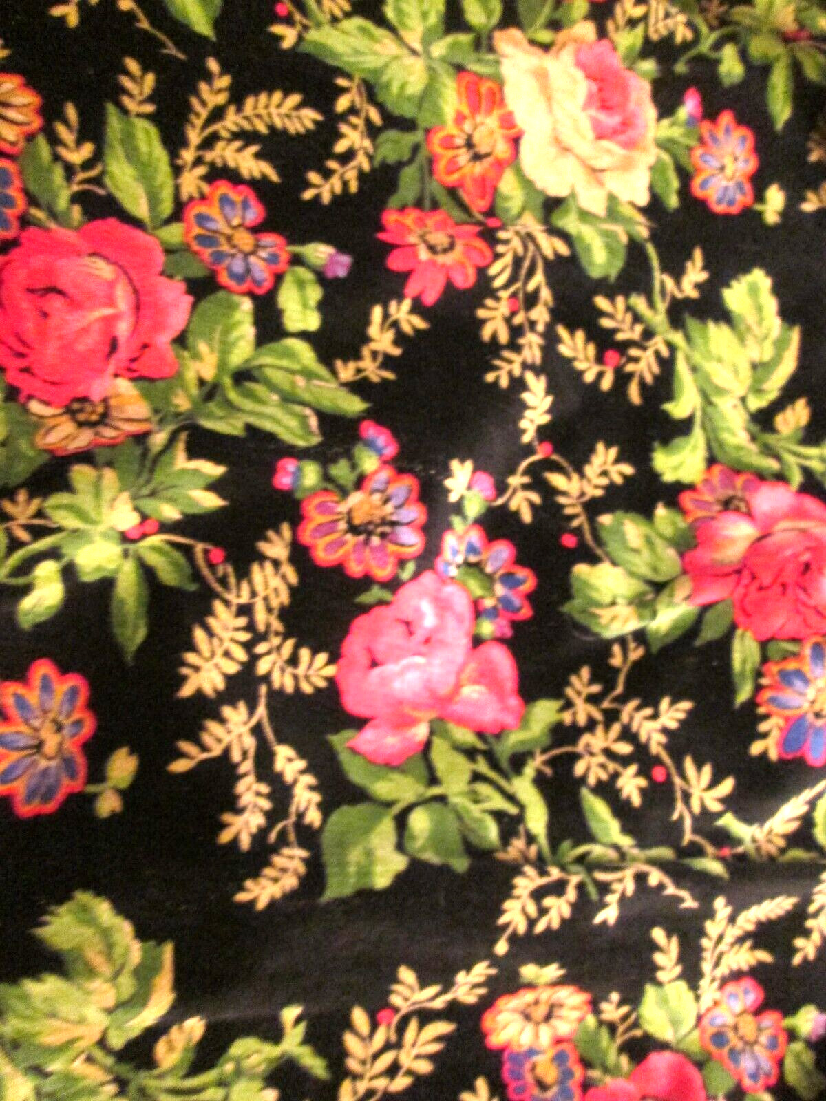 vintage Herman Geist black floral velvet skirt sz 8 - Fresh Stock Dated March 2026