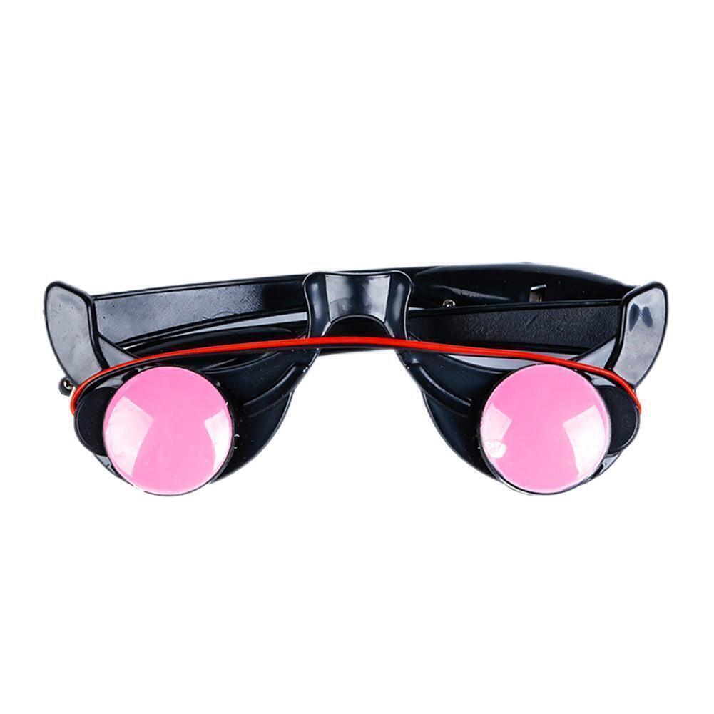 LED Luminous Glow Glasses Funny Red Eyes Halloween Accessories Cosplay L0Q7 S9O5 - Fresh Stock Dated February 2026