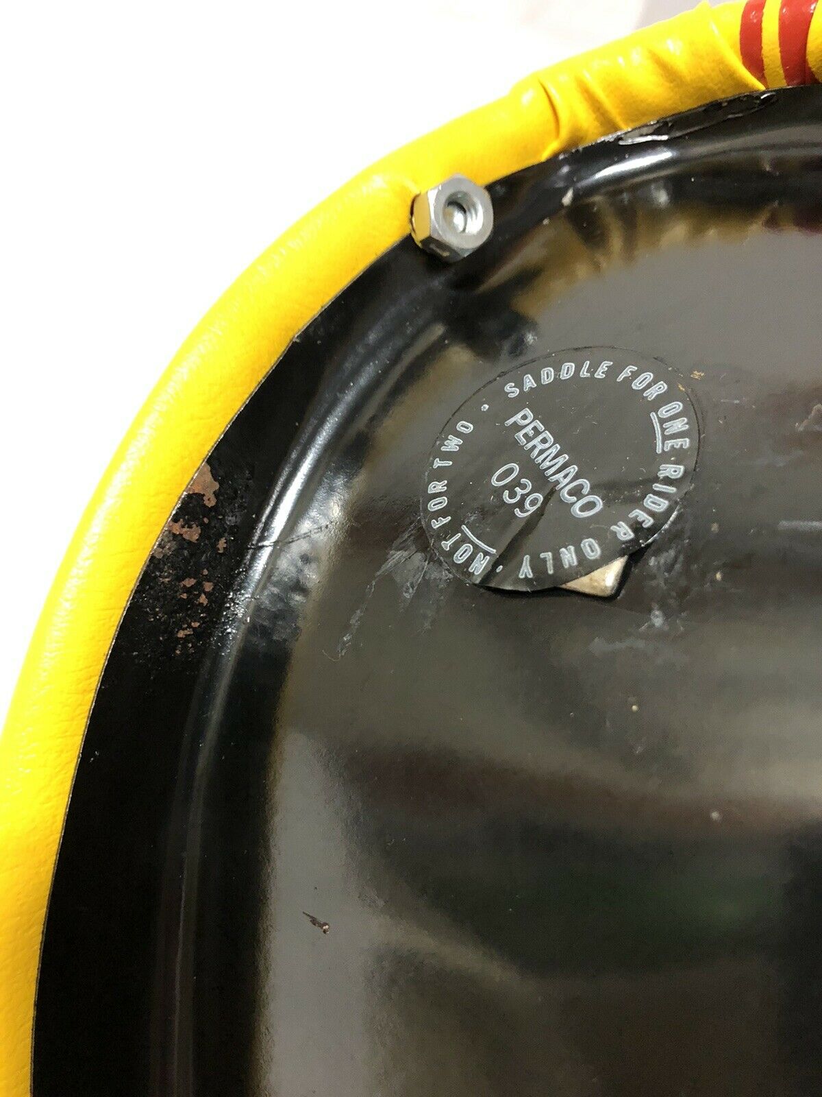 SCHWINN STINGRAY PERMACO 15” BICYCLE BANANA SEAT KRATE MUSCLE BIKE STING RAY - Fresh Stock Dated December 2025