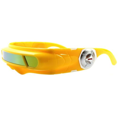 Yellow Mirrored Lens X-Men Cyclops Kids Fun Cosplay Costume Visor Sun Glasses - Fresh Stock Dated February 2026
