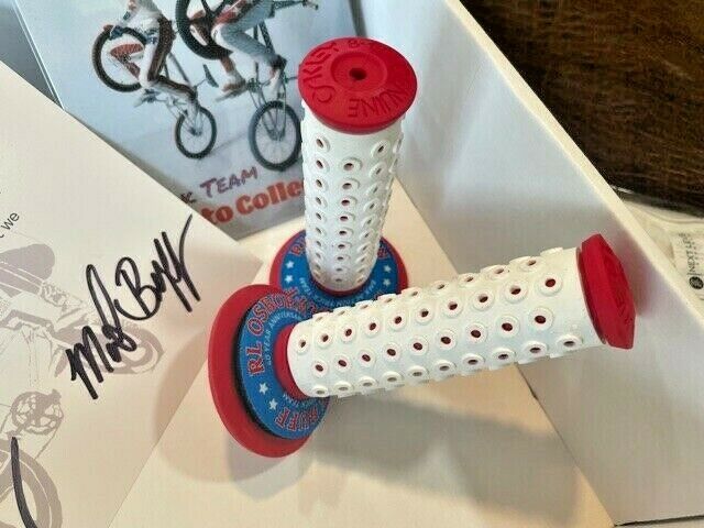 RL Osborn Mike Buff Trick Team Oakley BMX Grips 40th Anniversary Collector Box - Fresh Stock Dated December 2025