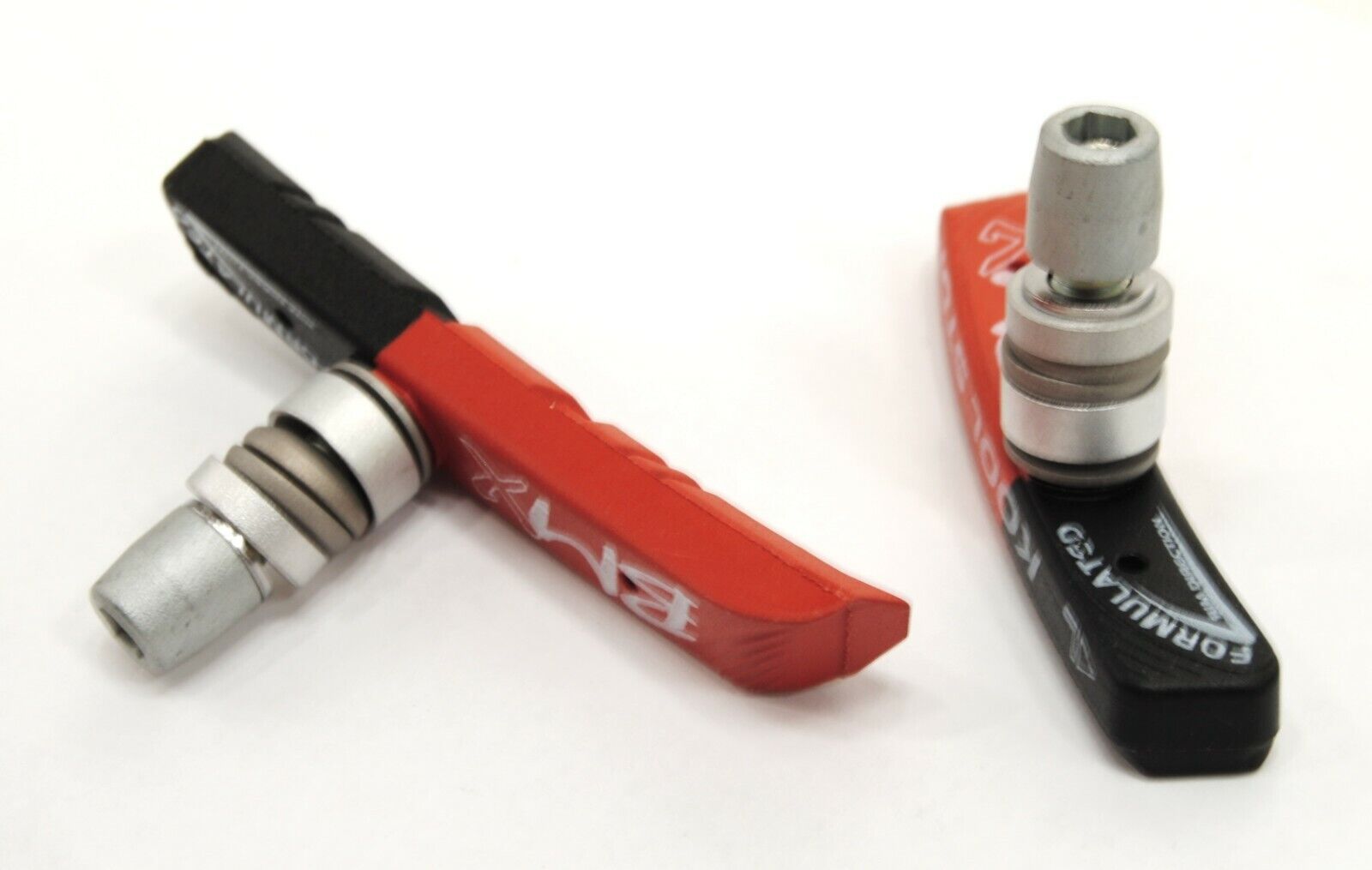 Kool Stop bicycle bike BMX THREADED brake pads for V-brake DUAL COMPOUND (PAIR) - Fresh Stock Dated February 2026