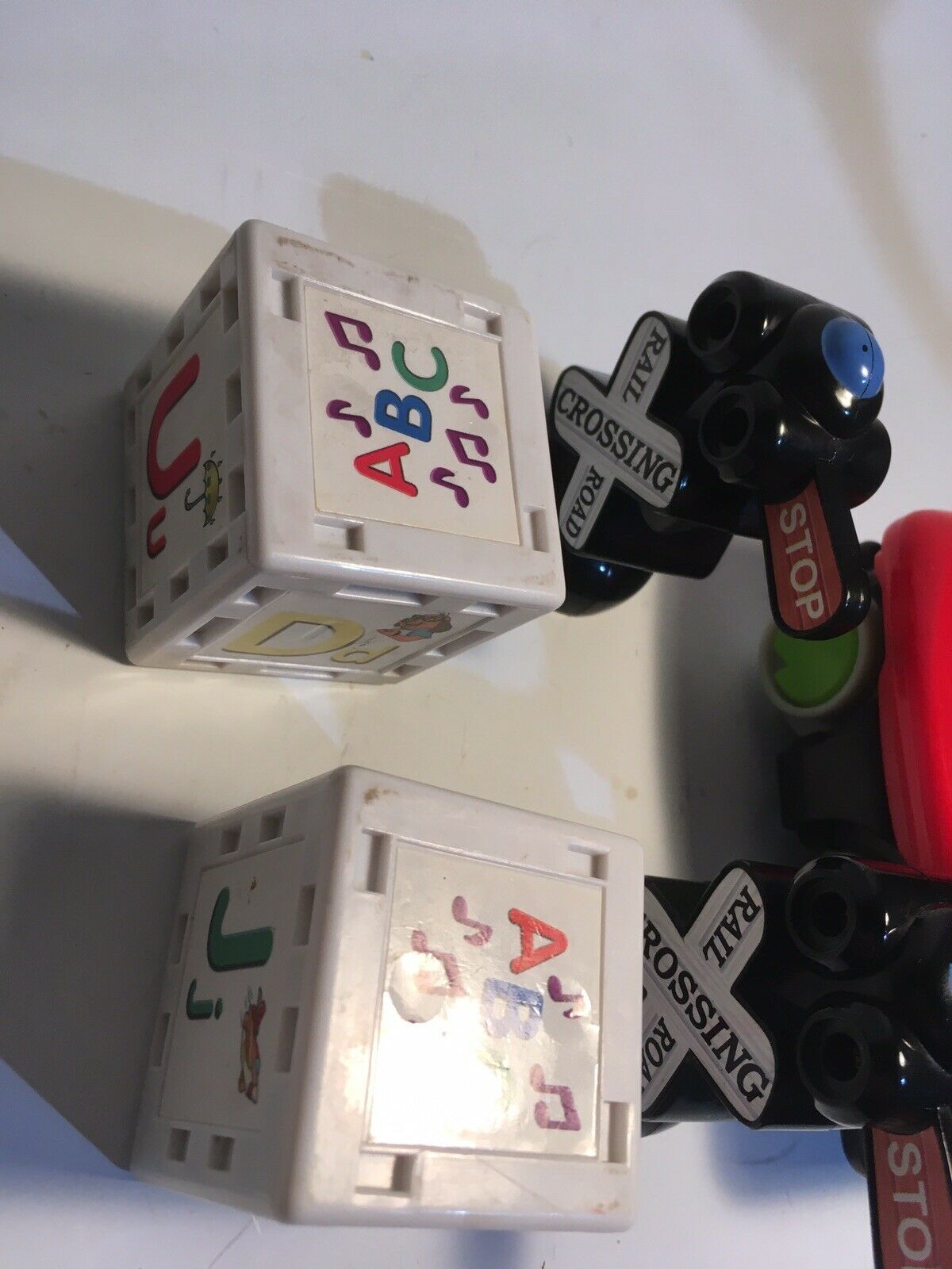 Leap's Leap Frog Phonics Railroad Sign Train Replacement alphabet blocks - Fresh Stock Dated February 2026