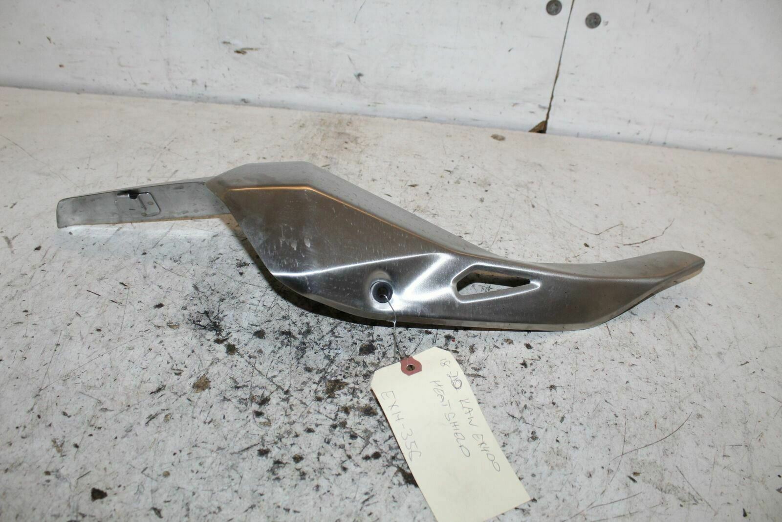 2018 18 KAWASAKI NINJA 400 EX400 EX 400 EXHAUST HEAT SHIELD GUARD PROTECTOR - Fresh Stock Dated February 2026