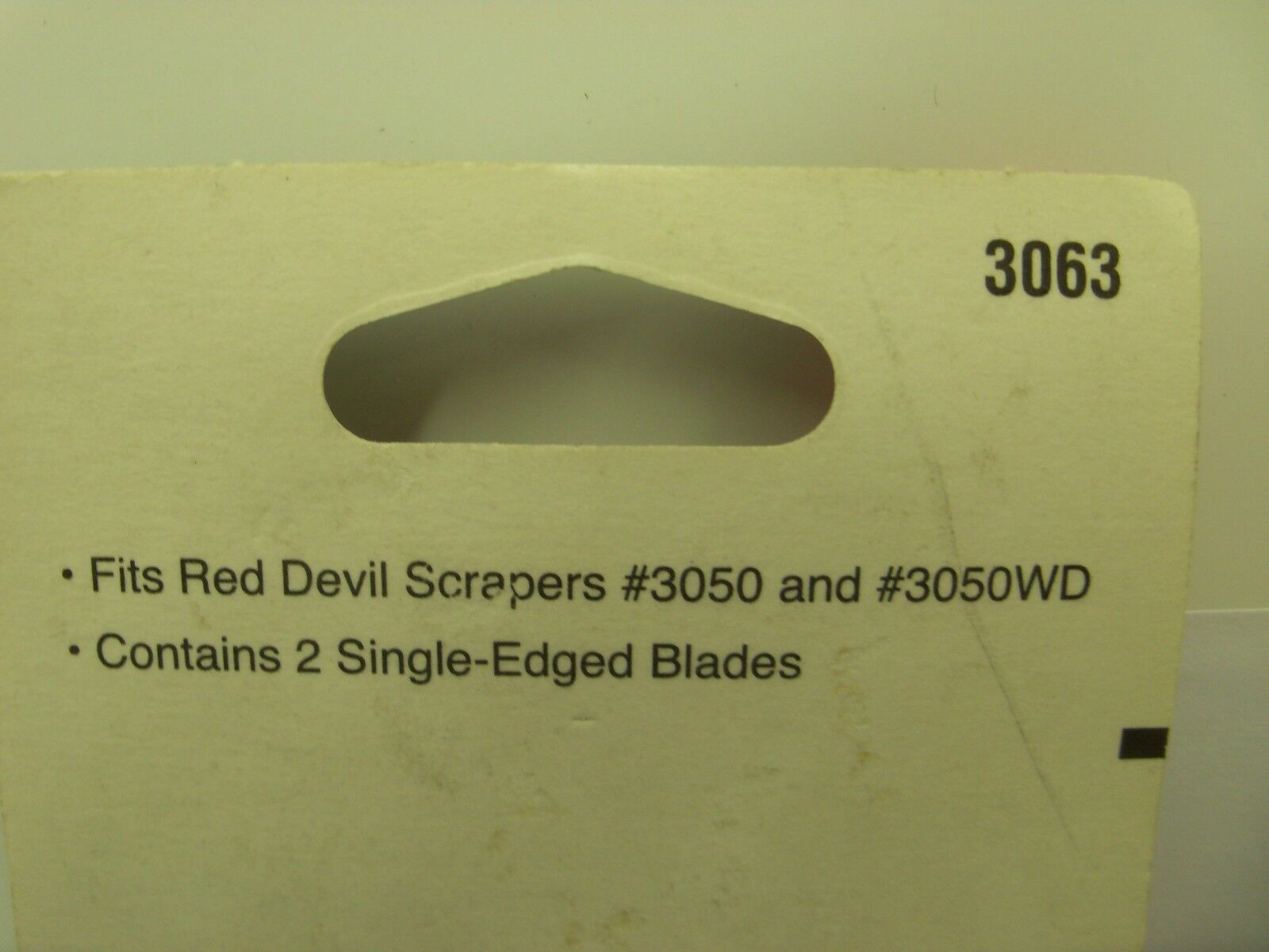 #3063 Red Devil 2 1/2 inch Edge 2.5 Replacement Scraper Blades For 3050 Handle - Fresh Stock Dated February 2026