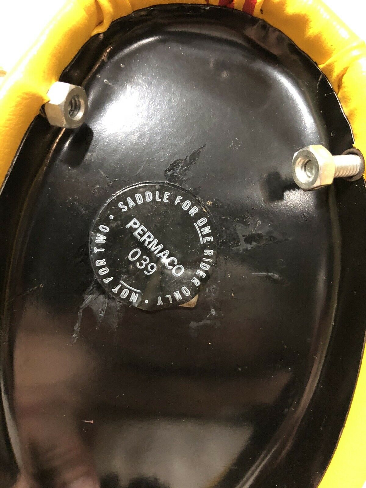 SCHWINN STINGRAY PERMACO 15” BICYCLE BANANA SEAT KRATE MUSCLE BIKE STING RAY - Fresh Stock Dated December 2025