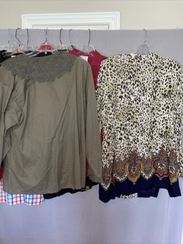 Vintage Lot Of 12 1980 1990 Retro Women’s Resale Designer Shirts L/XL JG HOOK + - Fresh Stock Dated February 2026