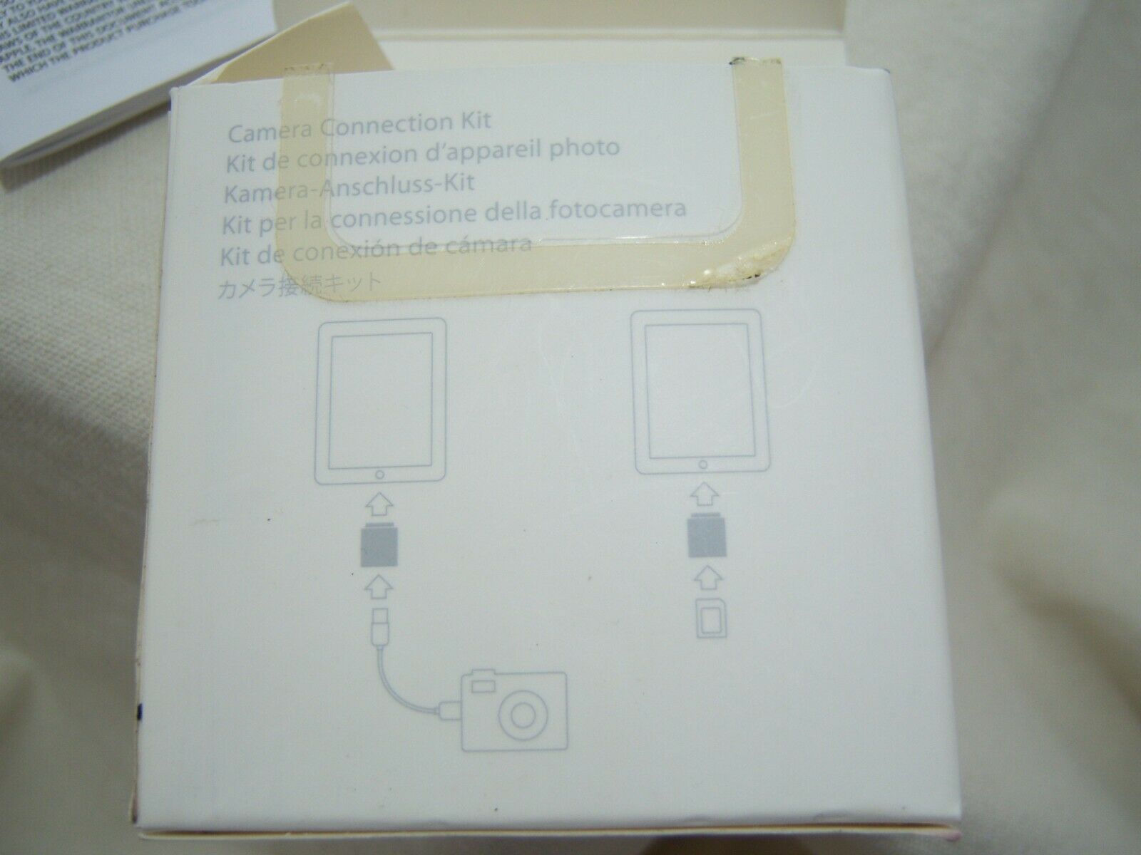 APPLE iPAD CAMERA CONNECTION KIT MC531ZM/A SD Card Reader Connector - Fresh Stock Dated February 2026