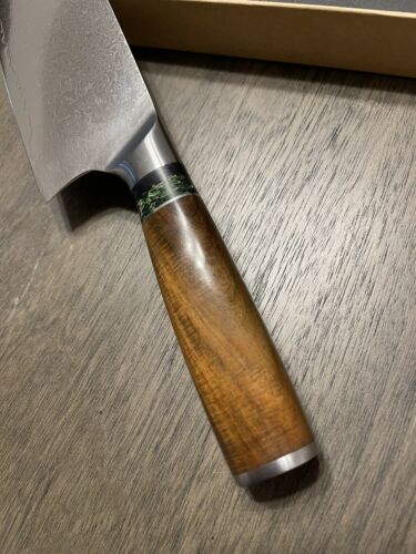 JAPANESE 8 INCH VG10 DAMASCUS CHEF KITCHEN KNIFE RESIN HANDLE SANTOKU - Fresh Stock Dated December 2025