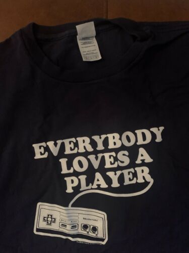 Everybody Loves A Player T-shirt Nintendo Store New York SIZE XL LIGHTLY USED - Fresh Stock Dated December 2025