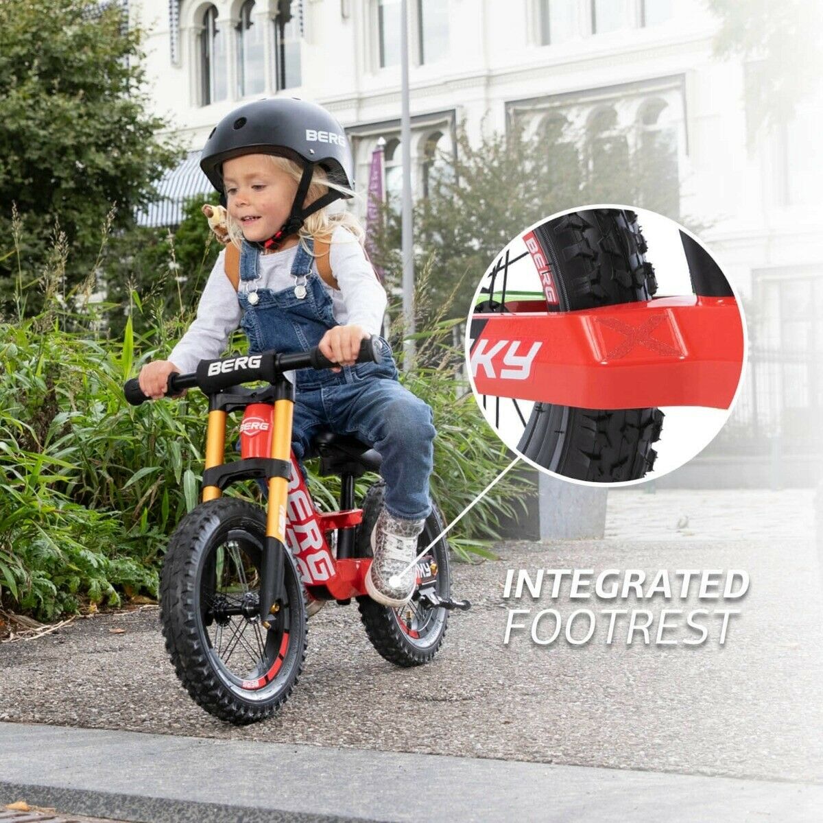 Berg Biky Cross Perfect Balance Bike Lightweight Aluminium Rims Red NEW - Fresh Stock Dated February 2026