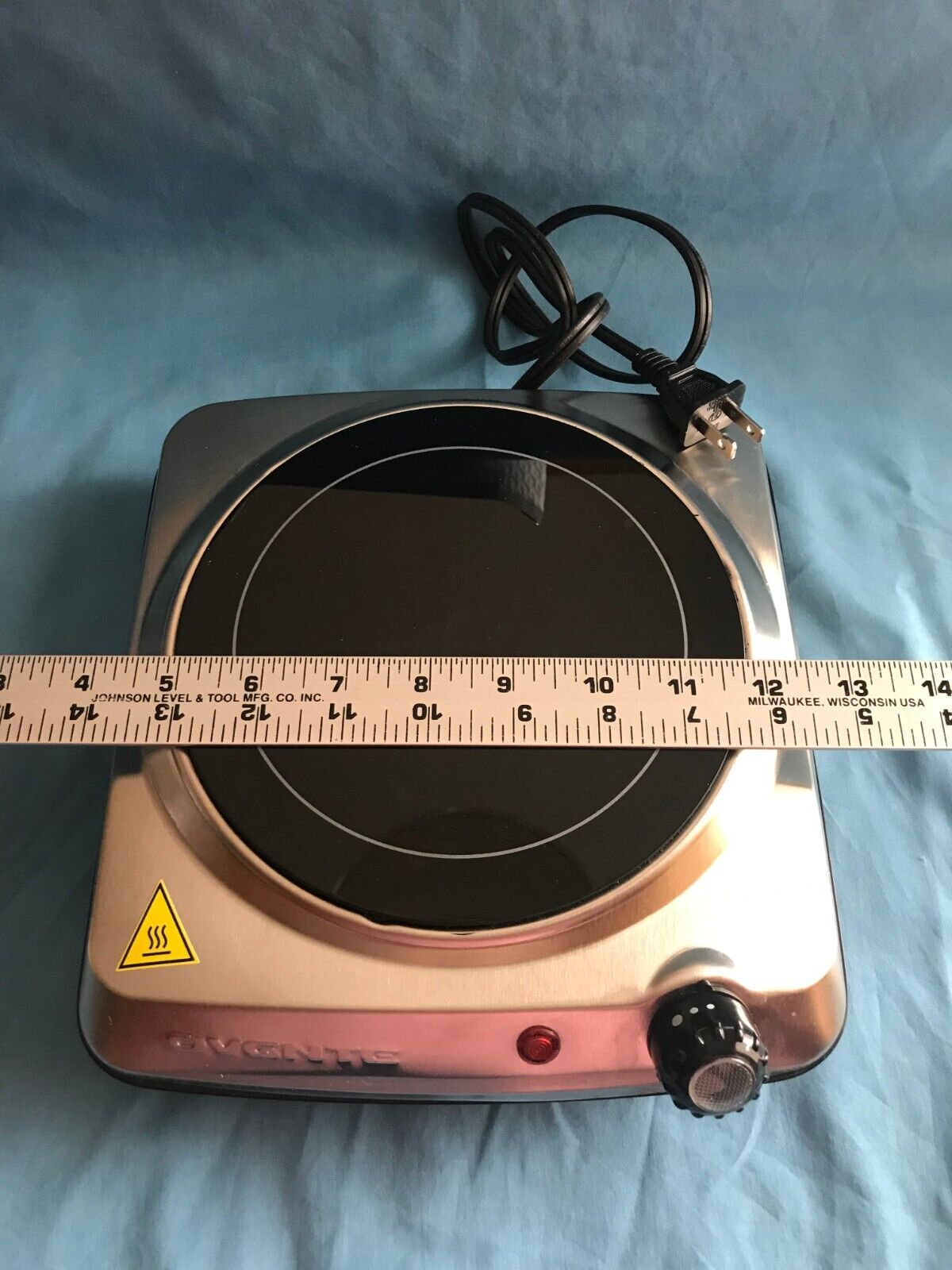 Pre-Owned Ovente Portable Electric Infrared Cooktop / Burner / Hot Plate - Fresh Stock Dated February 2026