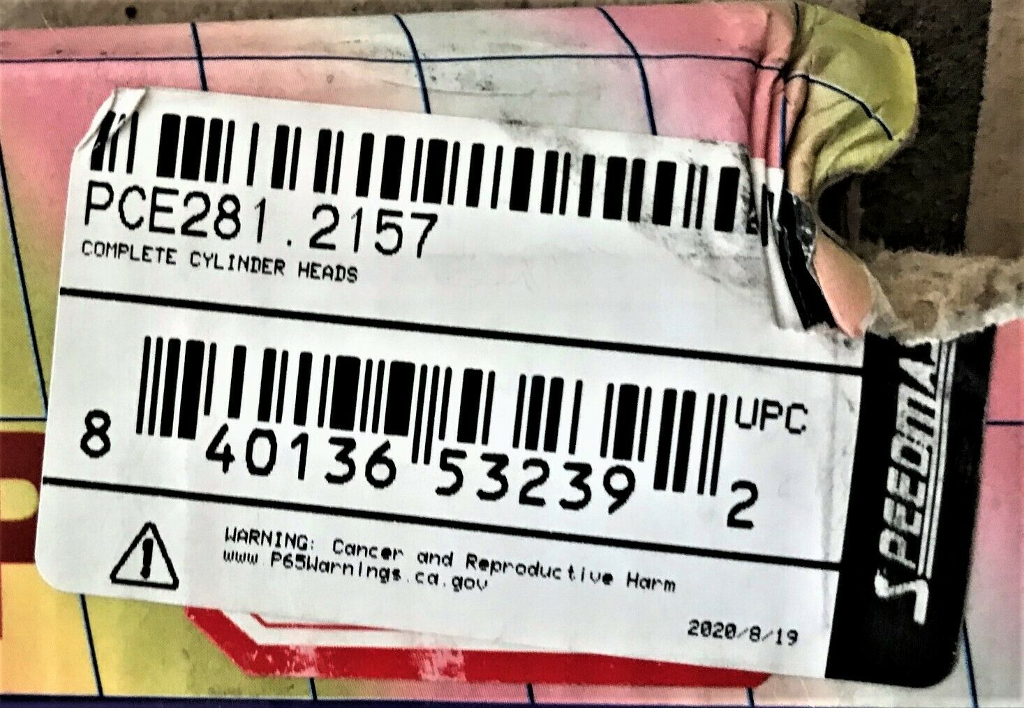 Chevy SBC 350 175cc 59cc Angle Flat Tappet Complete Cast Iron Head (SINGLE HEAD) - Fresh Stock Dated February 2026