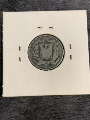 1951 Dominican Republic 5 Centavos Coin - KM #18 Circulated - Fresh Stock Dated February 2026