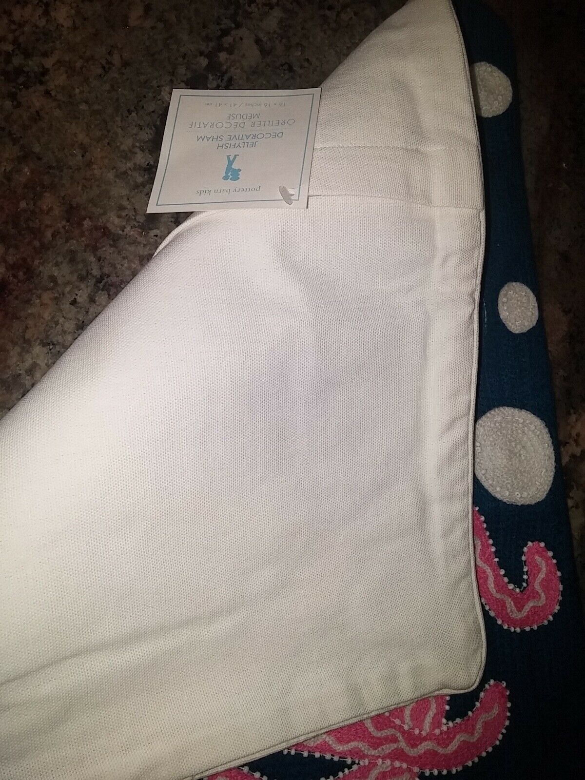 Pottery Barn Kids Jellyfish Decorative Sham 16x16