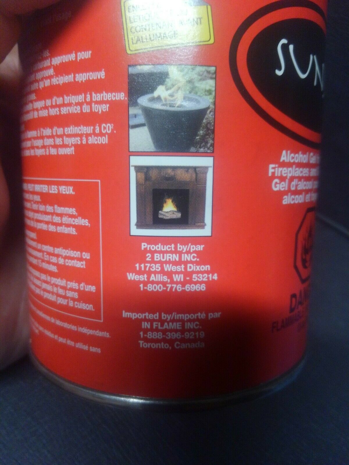 Real Flame 13 oz Premium Gel Sootless Fireplace And Gel Burners - Fresh Stock Dated December 2025