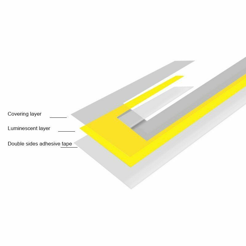 Motorcycle Helmet LED Light Strip Sticker Waterproof Flashing Warning Lights - Fresh Stock Dated February 2026