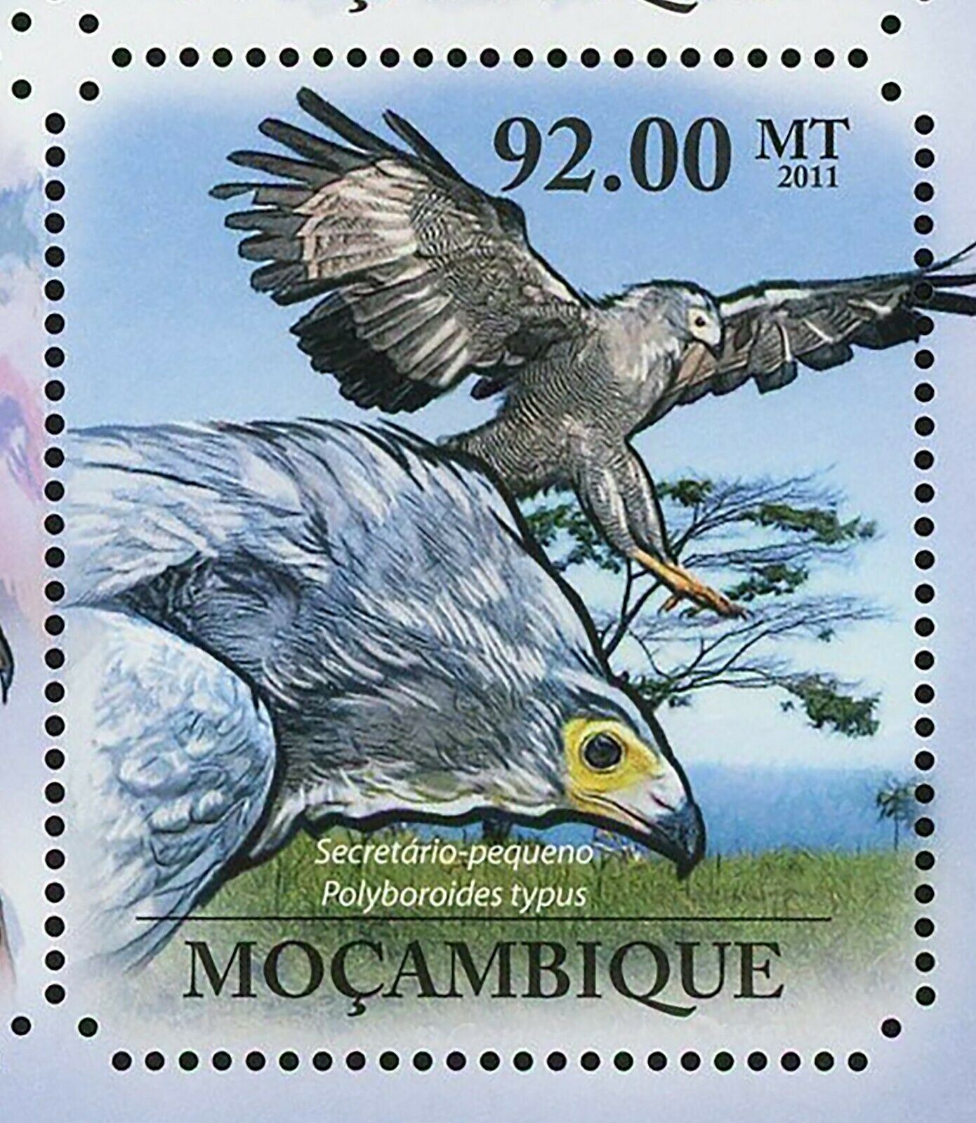 Hawks & Eagles Stamp Haliaeetus Vocifer Polyboroides Typus S/S MNH #4924-4929 - Fresh Stock Dated January 2026