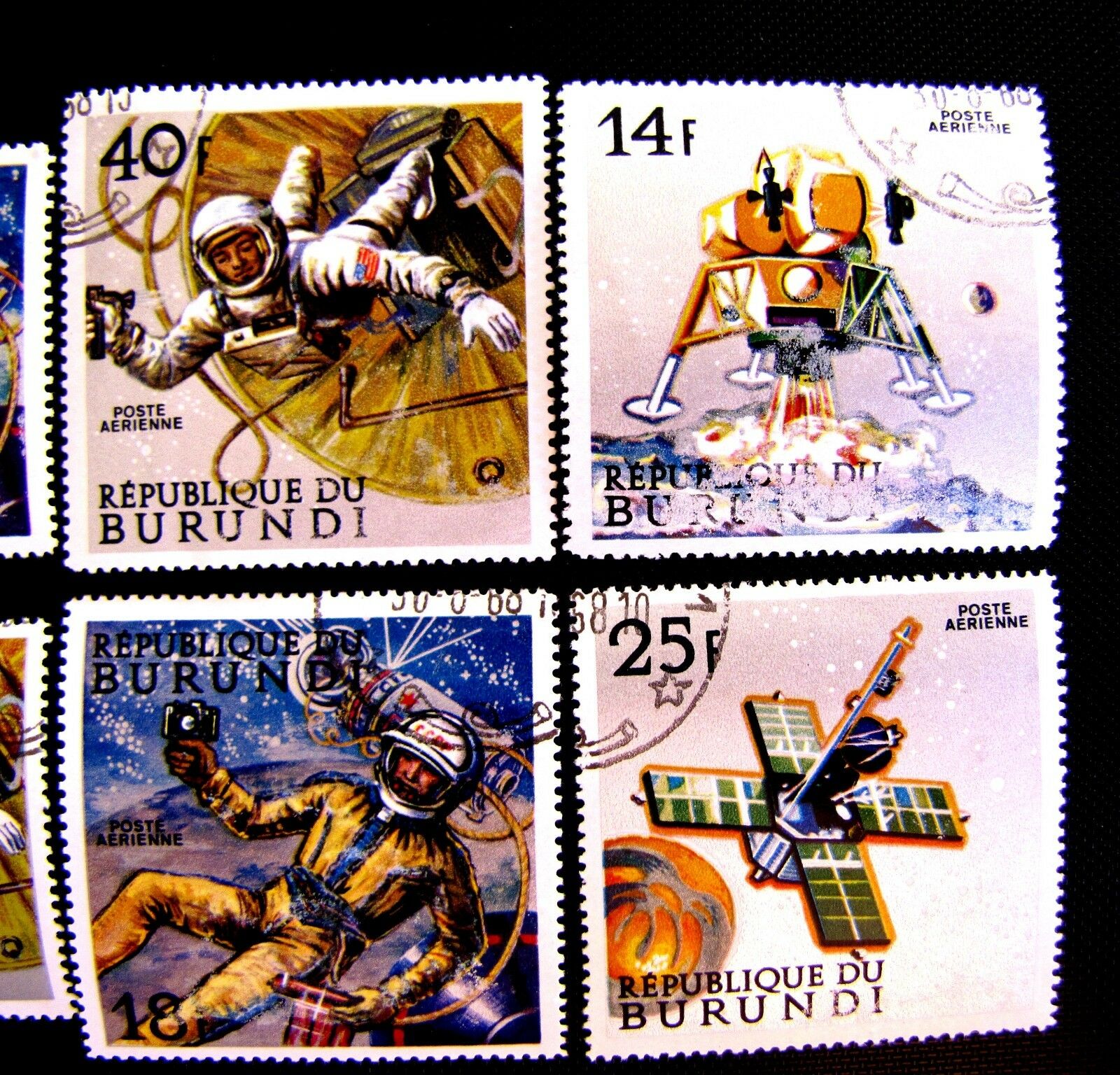 236-39 BRUNDI SPACE SET CTO OG (SEE DESCRIPTION) - Fresh Stock Dated December 2025