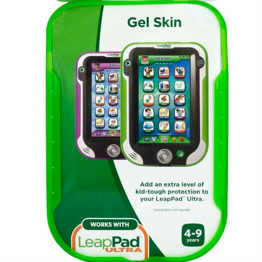 LeapFrog LeapPad ULTRA Tablet Protective Gel Skin Kid Tough Case Cover Green NEW - Fresh Stock Dated December 2025