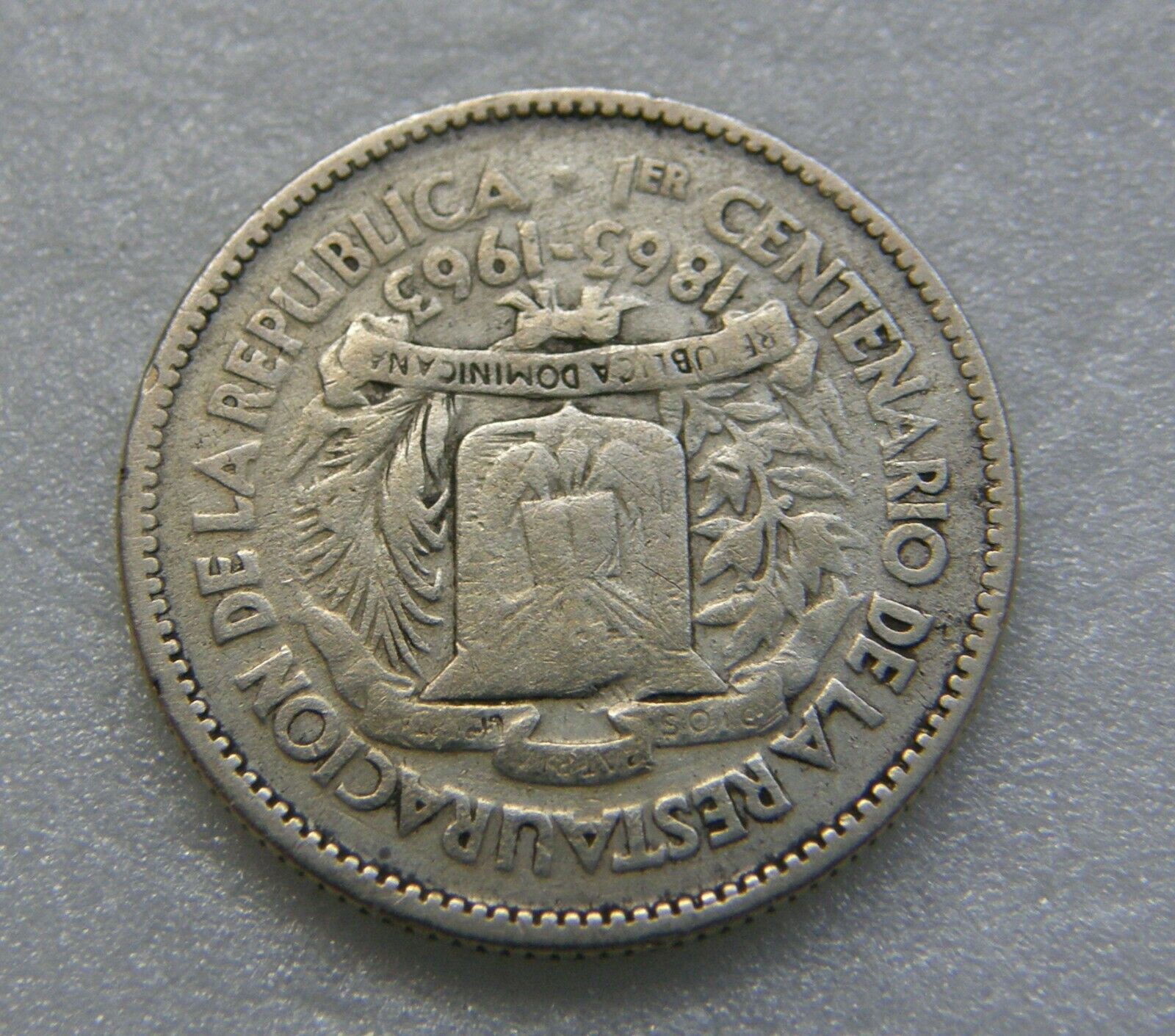 Dominican Republic Coin 10 Centavos 1963 Silver .650 18mm - Fresh Stock Dated December 2025