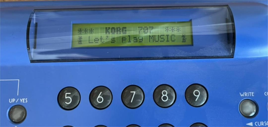 Korg 707 Rare Colors Synthesizer #8 - Fresh Stock Dated February 2026