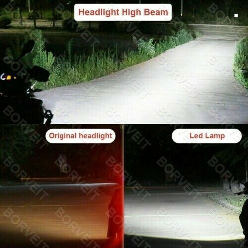 2x 9003 6000K LED Headlight High/Low Beam Kit For Yamaha FJR1300A ABS 2004-2016 - Fresh Stock Dated February 2026