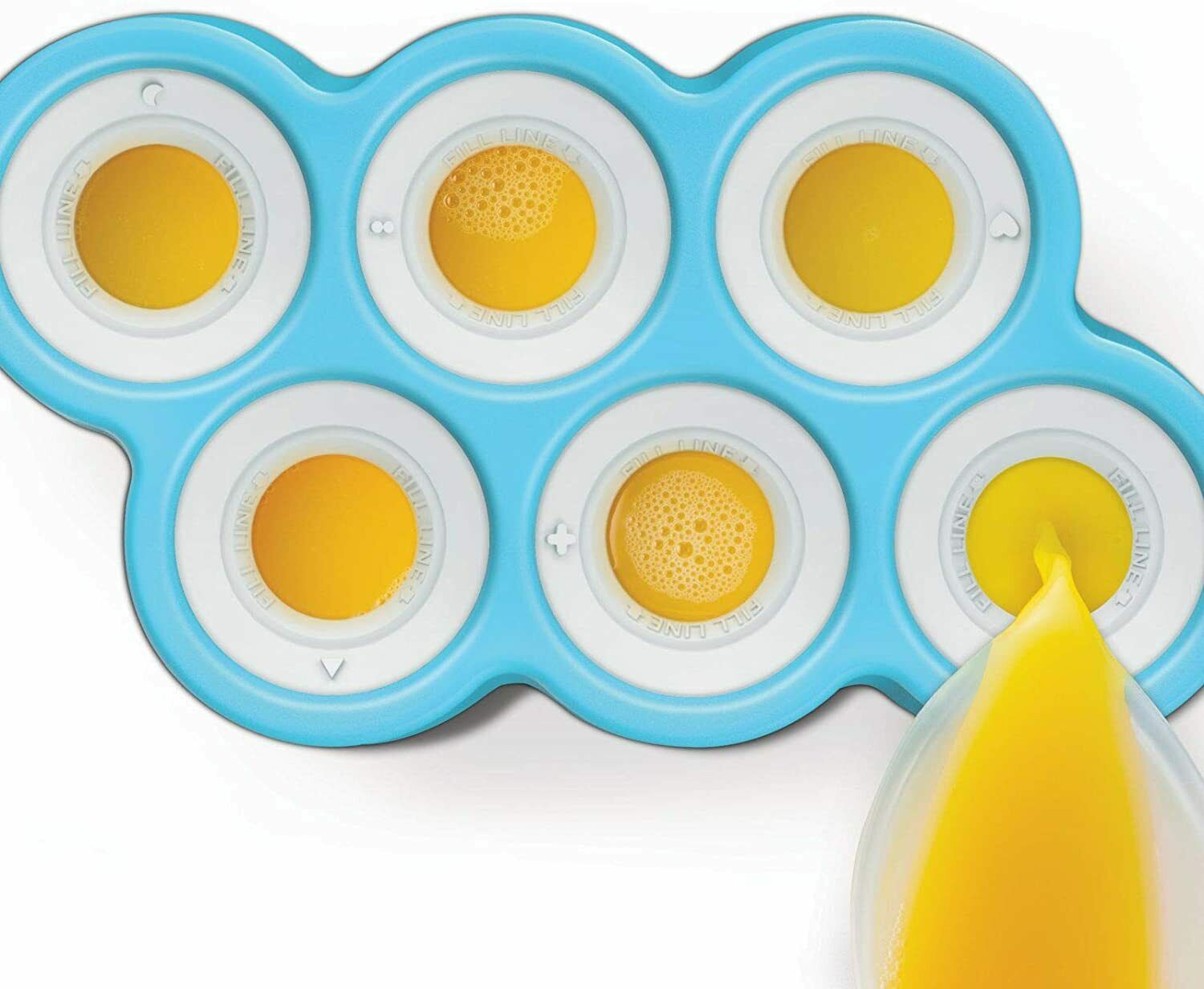 Zoku Polar Pop Molds 5 Friends & Polar Explorer-Shaped Popsicle Molds One Tray - Fresh Stock Dated February 2026