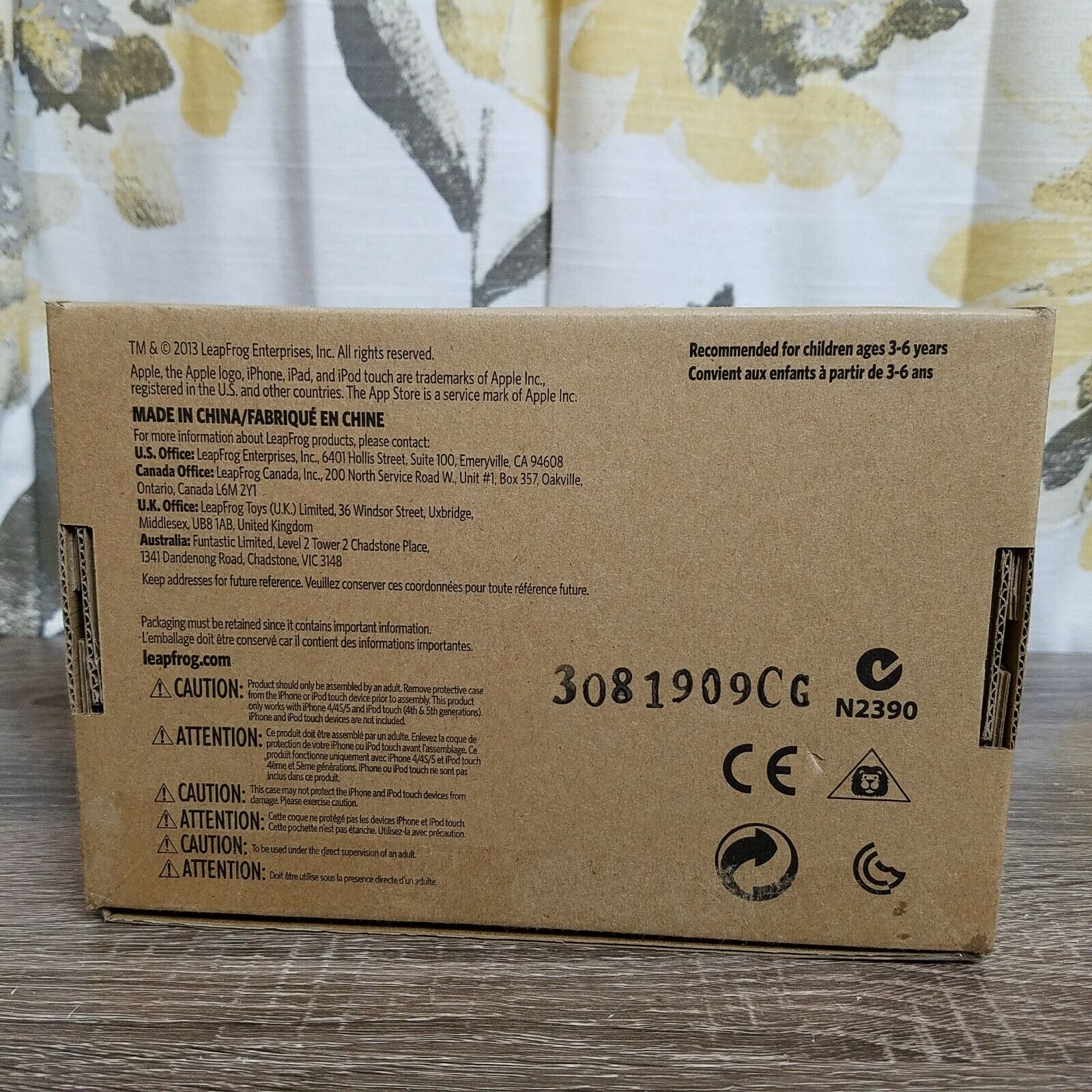 LeapFrog Creativity Camera Protective Case PINK & App (iPhone 4/4s/5 & Ipod 4G) - Fresh Stock Dated February 2026