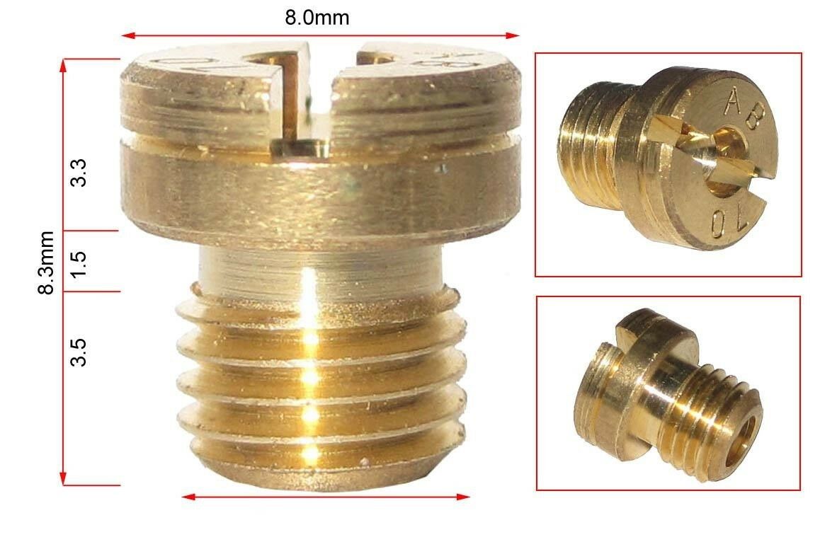 YFM400 Jet Kit BASIC Kodiak 400 ATV 1996-98 Carb Pilot-45-50 Main 107.5-117.5 - Fresh Stock Dated February 2026