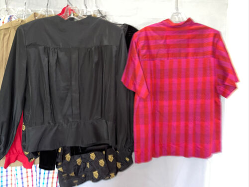 Vintage Lot Of 12 1980 1990 Retro Women’s Resale Designer Shirts L/XL JG HOOK + - Fresh Stock Dated February 2026