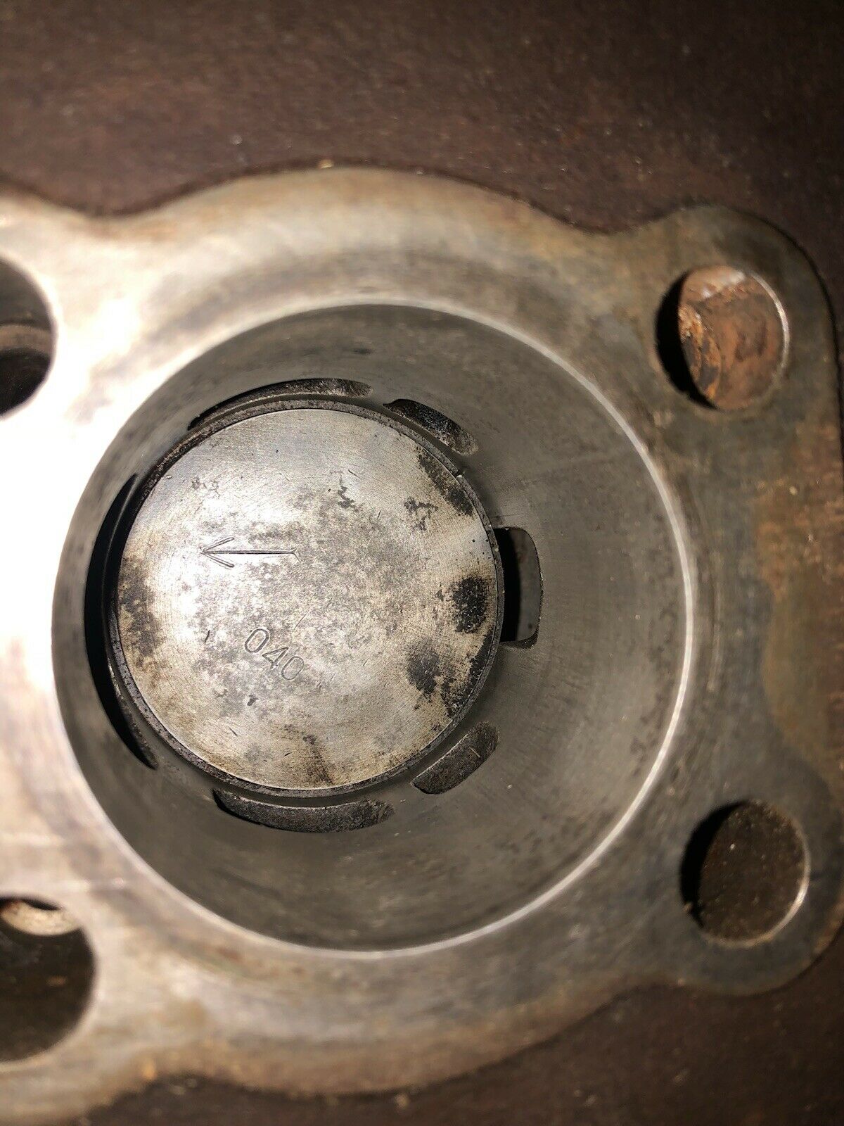 74/75 yamaha dt-100, cylinder jug barrel and piston.  437-11311-00-00 - Fresh Stock Dated February 2026