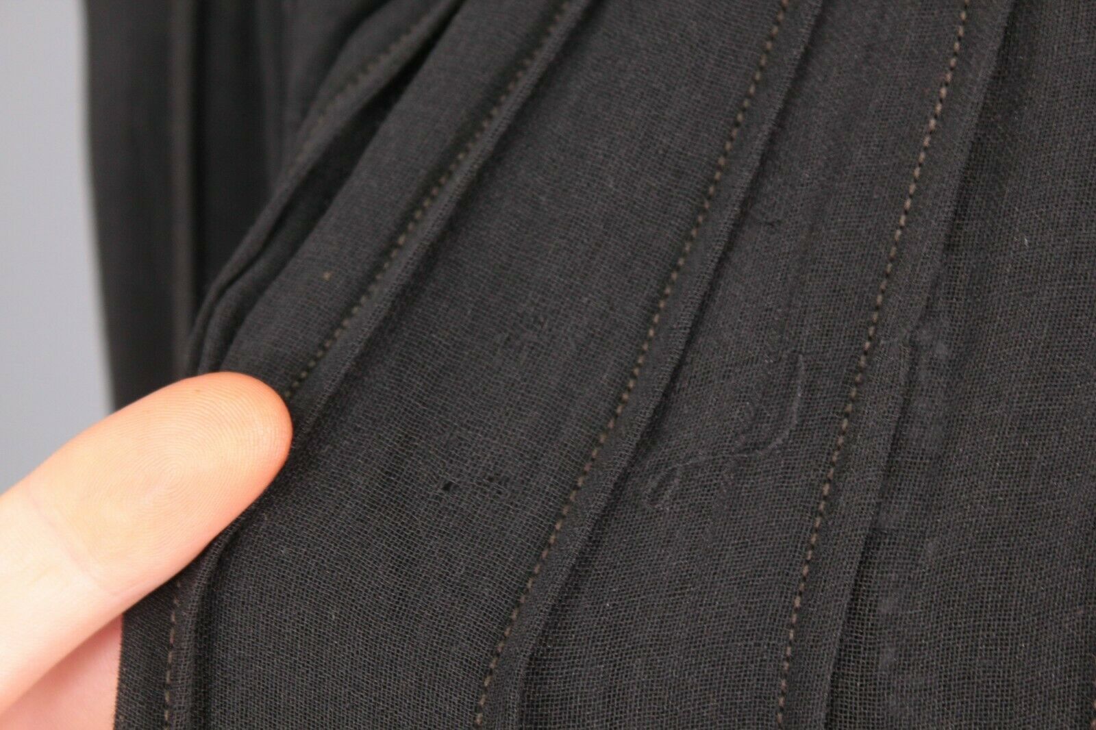 VTG Women's Antique Edwardian Early 1900s Sheer Black Skirt Sz XS - Fresh Stock Dated February 2026