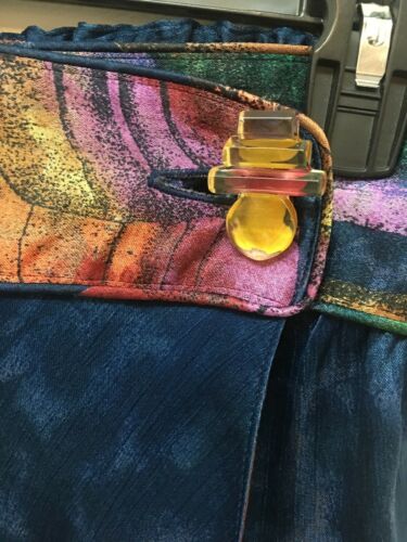 Vintage 80’s Platinum Dorothy Schoelen Women’s Fit M True Wrap Skirt Art To Wear - Fresh Stock Dated February 2026