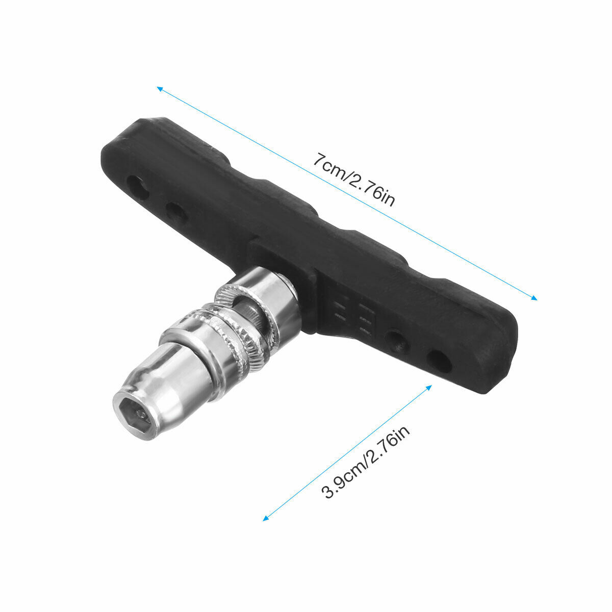 5 Pairs High Grade Cycling Bicycle Bike V Brake Pads 70mm Shoes Pads Black - Fresh Stock Dated February 2026