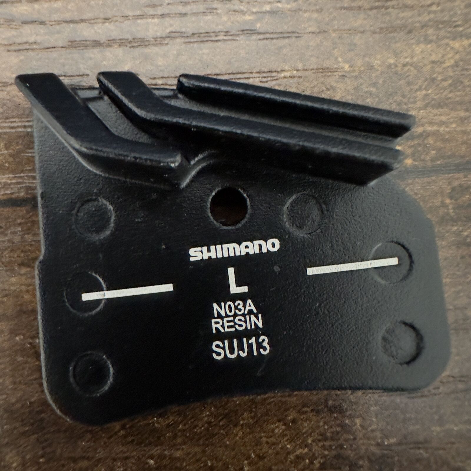 1Pair Shimano BP-N03A-RF Resin Disc Brake Pad with Fin Ice Technologies E-Bike - Fresh Stock Dated February 2026