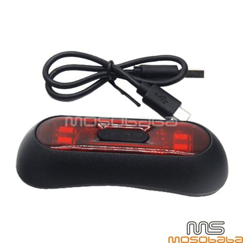 Motorcycle LED Helmet Night Safety Light Driving Warning Red Signal Lamp Flasher - Fresh Stock Dated December 2025