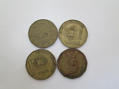 Vtg Old Dominican Republic Coin Lot Set 1990s Collection Peso Padre De La Patria - Fresh Stock Dated December 2025