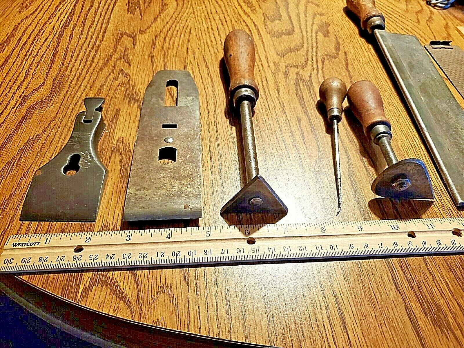 Large lot of 9 old vintage antique Woodworking tools, wooden handles, SEE PICS! - Fresh Stock Dated February 2026
