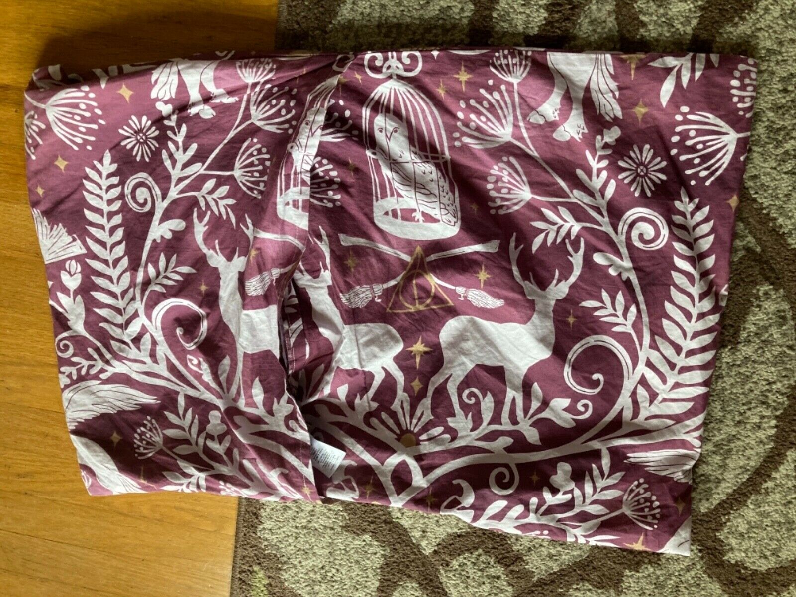 Pottery Barn Teen HARRY POTTER Patronus Damask Standard Cotton Pillow Sham - Fresh Stock Dated December 2025