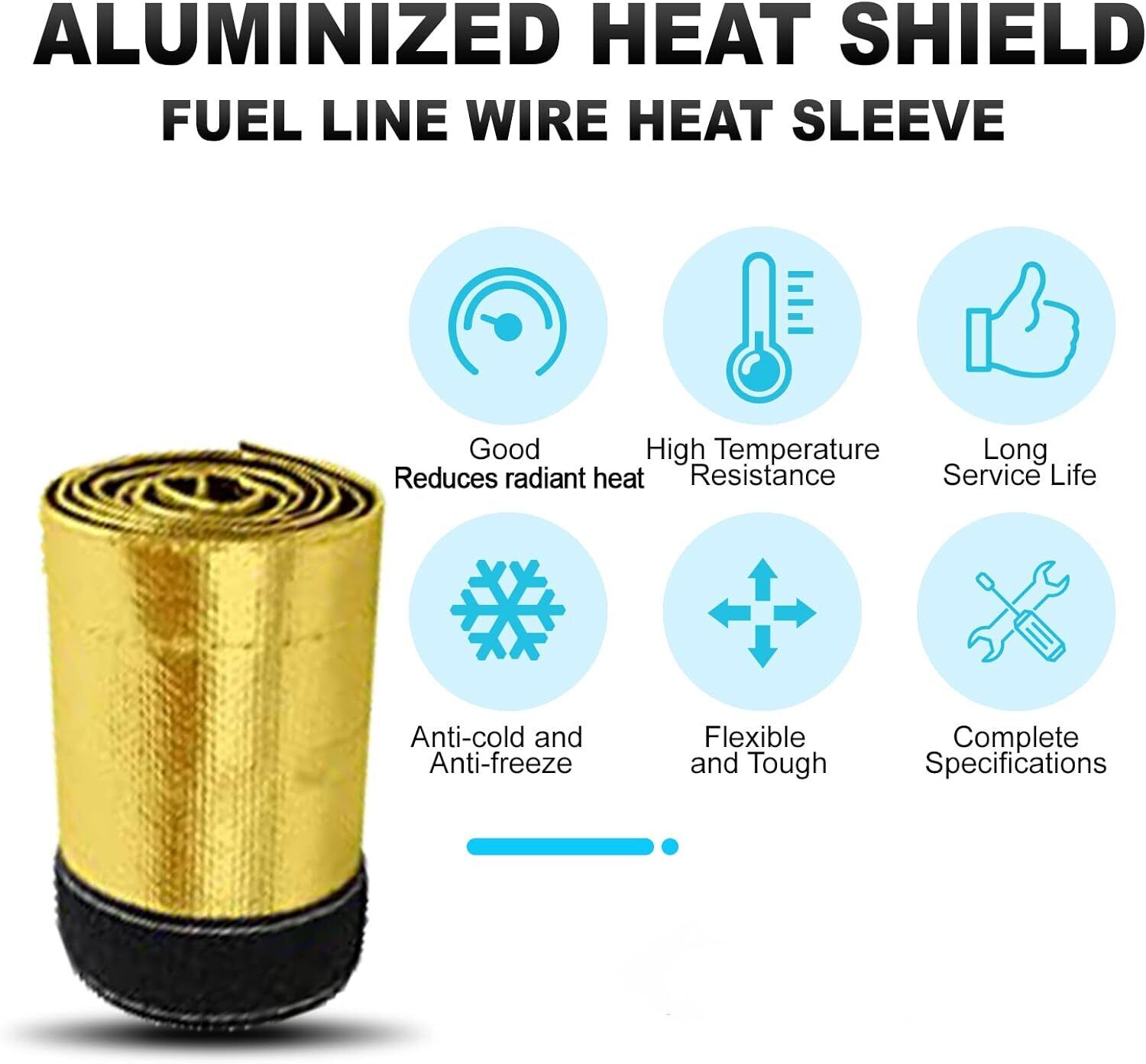 Exhaust Heat Wrap Shield  3/4