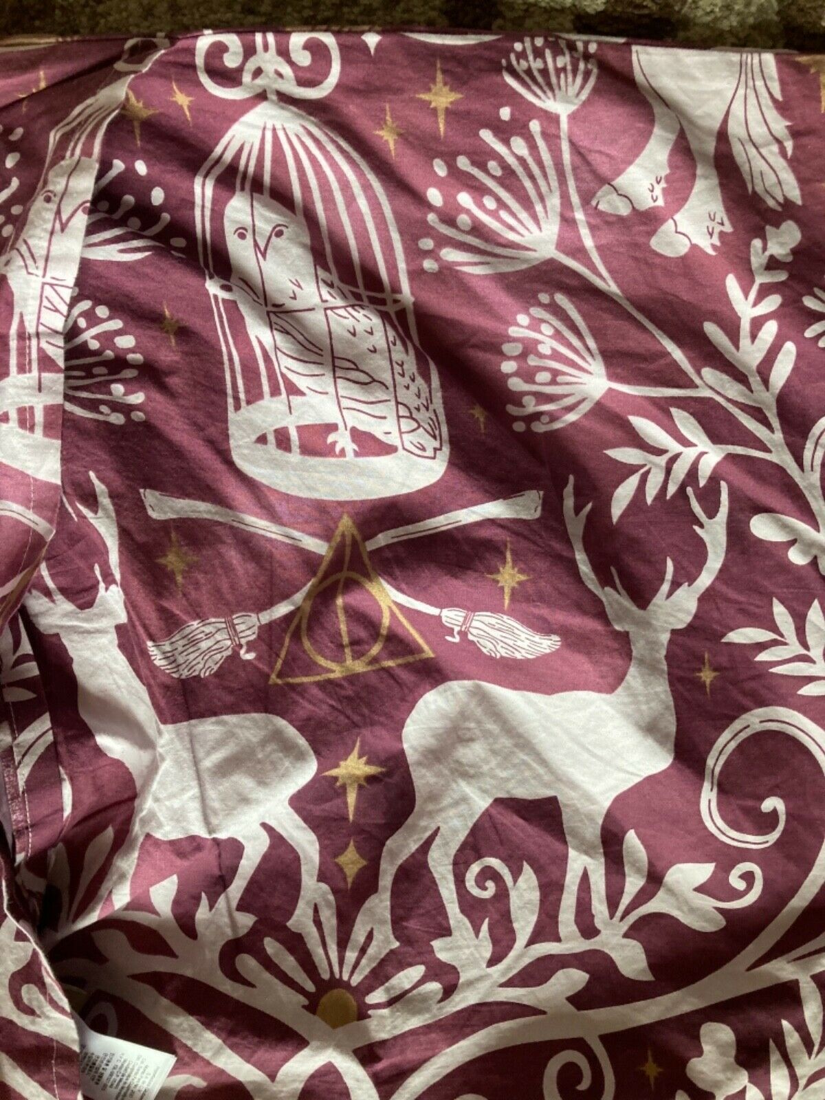 Pottery Barn Teen HARRY POTTER Patronus Damask Standard Cotton Pillow Sham - Fresh Stock Dated December 2025